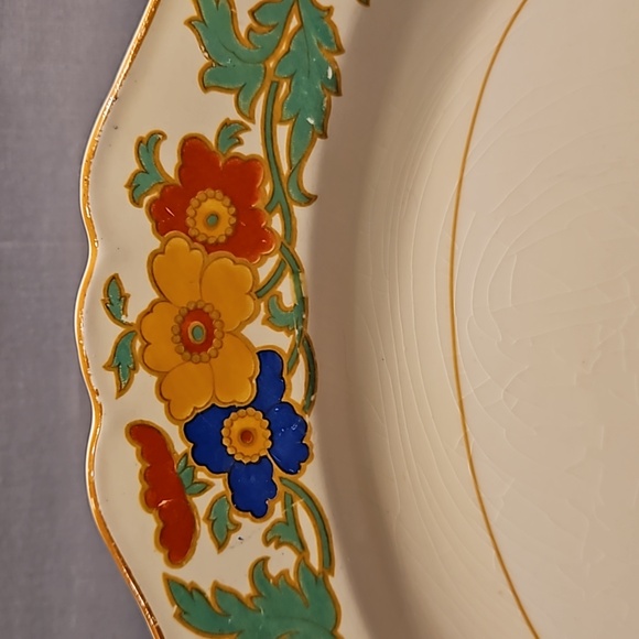 John Maddock & Sons Minerva Royal Ivory Cairo Serving Platter England - Picture 3 of 13